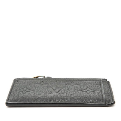 Louis Vuitton Monogram Empreinte Card Holder Zip Coin Case Fragment Noir Black