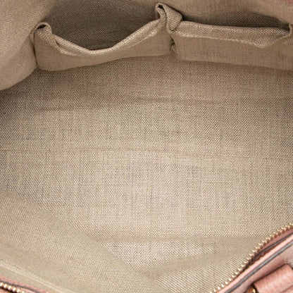 Gucci 2-Way Shoulder Bag Pink Leather