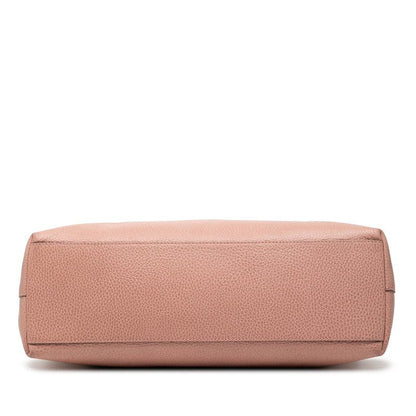 Gucci 2-Way Shoulder Bag Pink Leather