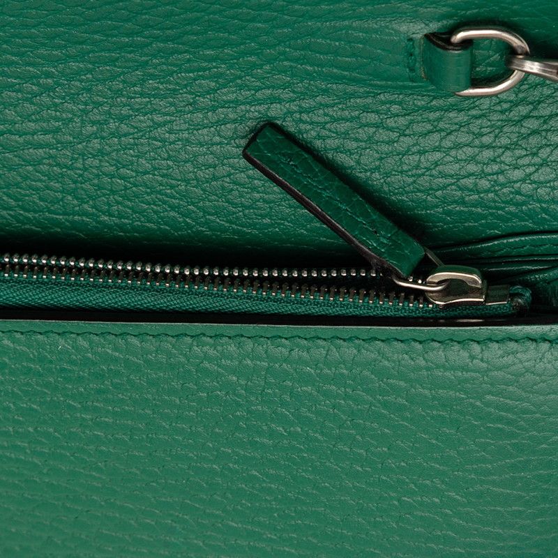 Gucci Dionysus Chain Wallet Shoulder Bag Clutch Green Leather
