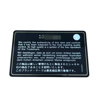 Chanel Stitch CC Logo Bifold Wallet Black Lambskin