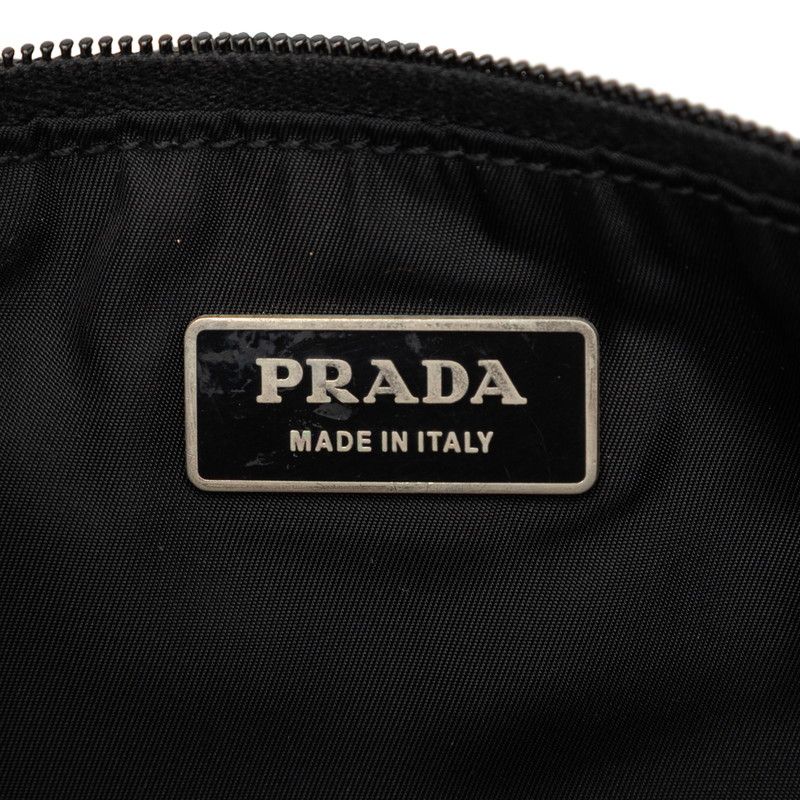 Prada Waist Bag Black Tessuto