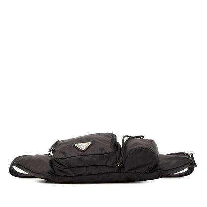 Prada Waist Bag Black Tessuto