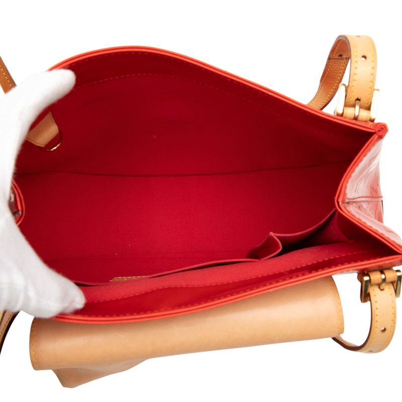 Louis Vuitton Monogram Vernis Skane Bay GM Rouge Red Patent Leather Shoulder Bag