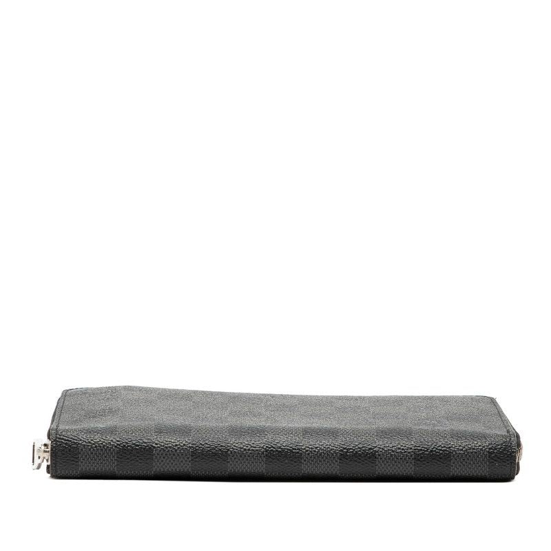 Louis Vuitton Damier Graphite Zippy Organizer Zip Around Wallet Zip