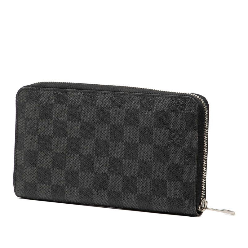 Louis Vuitton Damier Graphite Zippy Organizer Zip Around Wallet Zip