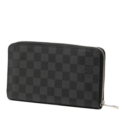 Louis Vuitton Damier Graphite Zippy Organizer Zip Around Wallet Zip