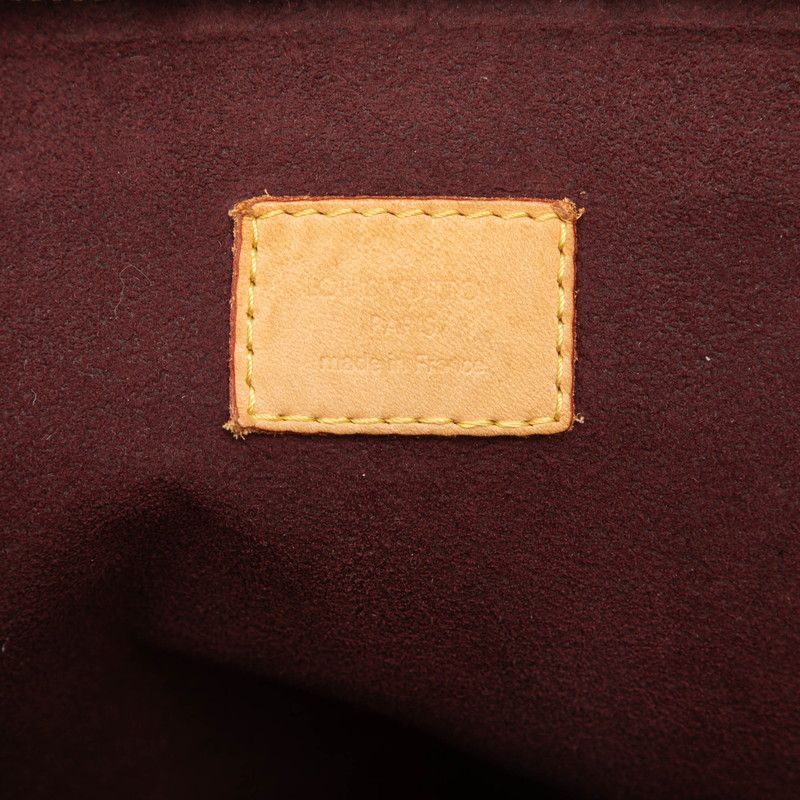 Louis Vuitton Monogram Male MM Brown Leather Handbag