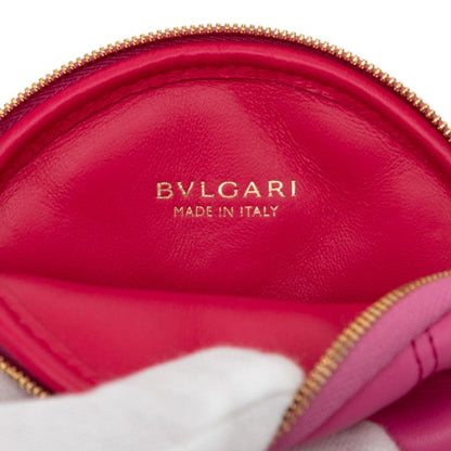 Bvlgari Serpenti Cabochon Mini Pochette Crossbody Chain Shoulder Bag Pink