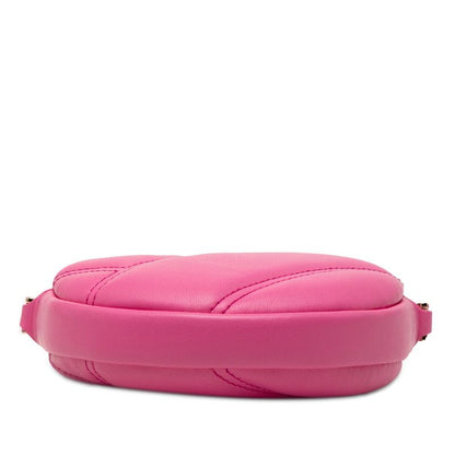 Bvlgari Serpenti Cabochon Mini Pochette Crossbody Chain Shoulder Bag Pink