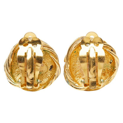 Chanel CC Logo Gold Plated Ring