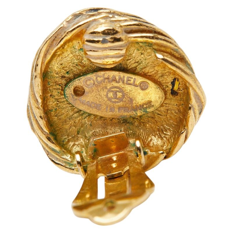 Chanel CC Logo Gold Plated Ring