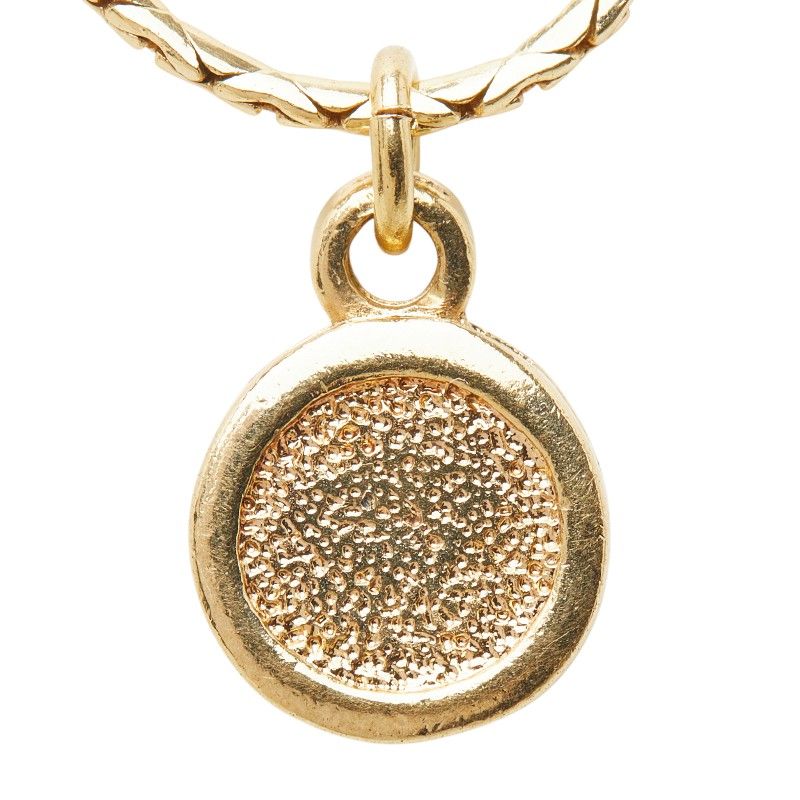 Dior CD Logo Gold Plated Necklace