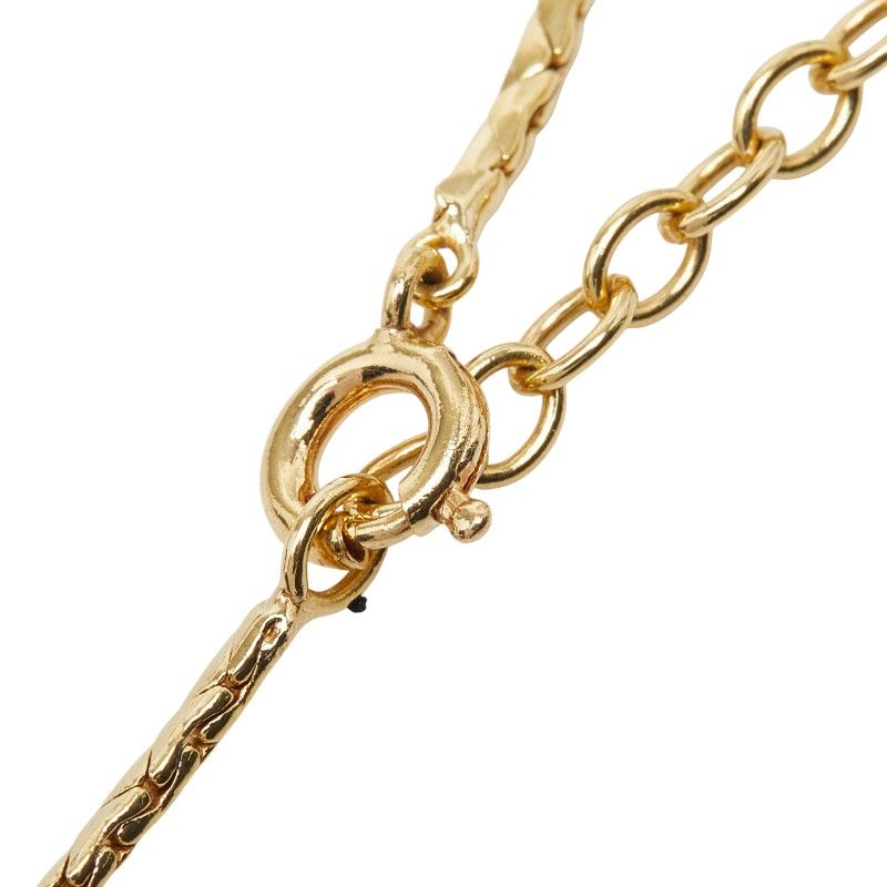 Dior CD Logo Gold Plated Necklace