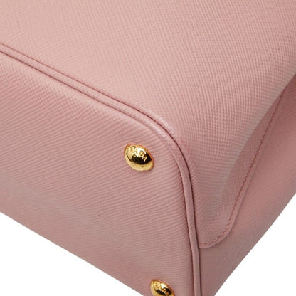 Prada de Ble 2-Way Shoulder Bag Pink Safia Leather