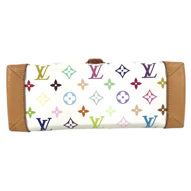 Louis Vuitton Shoulder Bag Eliza Monogram Multicolor Canvas Bronze White Eliza