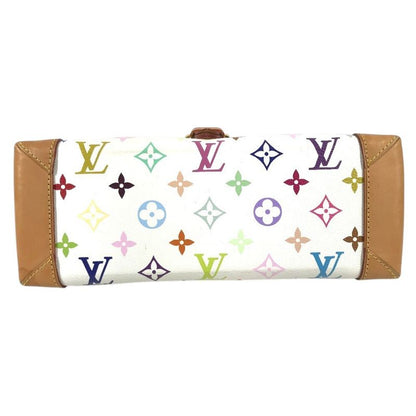 Louis Vuitton Shoulder Bag Eliza Monogram Multicolor Canvas Bronze White Eliza