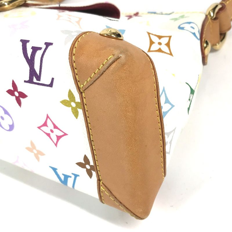 Louis Vuitton Shoulder Bag Eliza Monogram Multicolor Canvas Bronze White Eliza