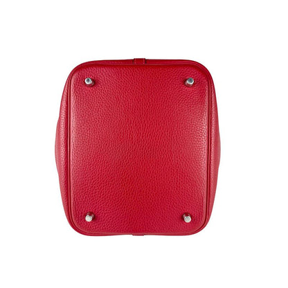 Hermes Handbag Picotin Lock PM 22 Rouge Kazak