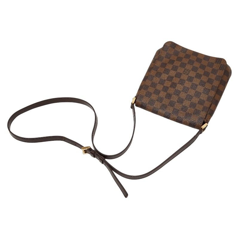 Louis Vuitton Damier Musette Salsa Long Crossbody Shoulder Bag Brown