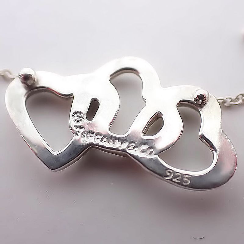 Tiffany & Co 925 Triple Pendant Necklace