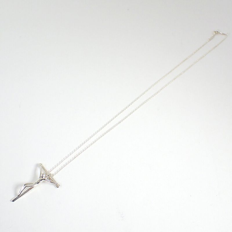 Tiffany & Co 925 Rosary Pendant Necklace