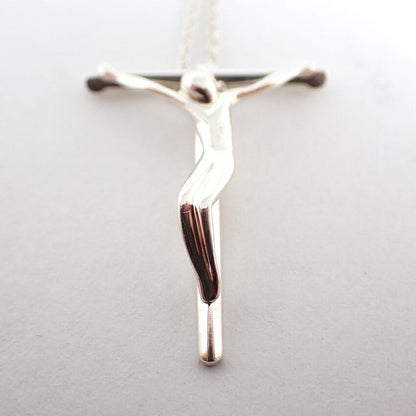 Tiffany & Co 925 Rosary Pendant Necklace