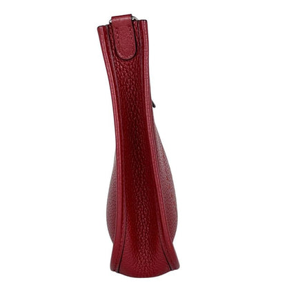 Hermes Evelyne TPM Amazon Pochette Mini Perforated Shoulder Bag Taurillon Clemence Rouge Ash