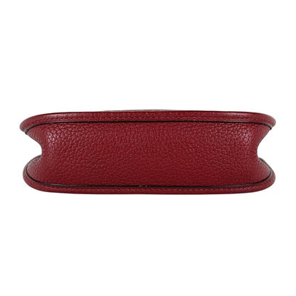 Hermes Evelyne TPM Amazon Pochette Mini Perforated Shoulder Bag Taurillon Clemence Rouge Ash