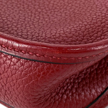 Hermes Evelyne TPM Amazon Pochette Mini Perforated Shoulder Bag Taurillon Clemence Rouge Ash