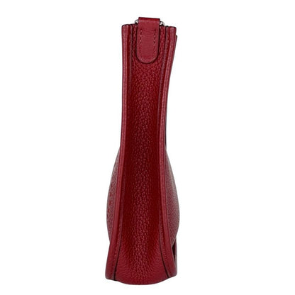 Hermes Evelyne TPM Amazon Pochette Mini Perforated Shoulder Bag Taurillon Clemence Rouge Ash
