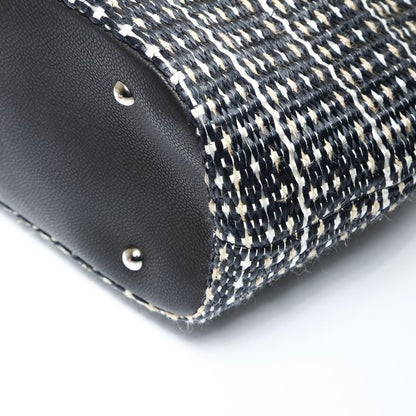 Chanel Handbag Straw Tote CC Logo