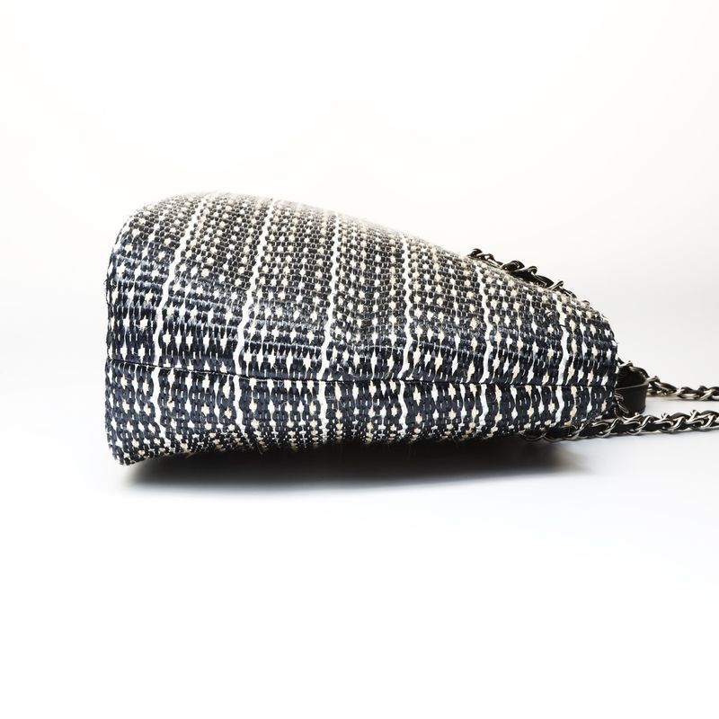 Chanel Handbag Straw Tote CC Logo