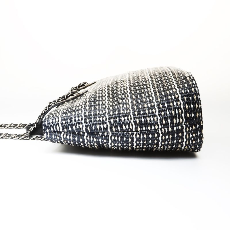 Chanel Handbag Straw Tote CC Logo