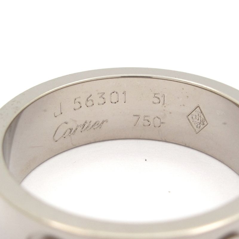 Cartier Ring 51 Love 18K White Gold