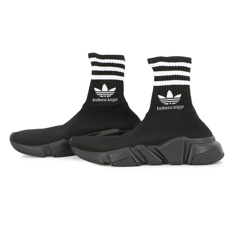 Balenciaga Sneakers Adidas Collaboration Socks 35 Black White