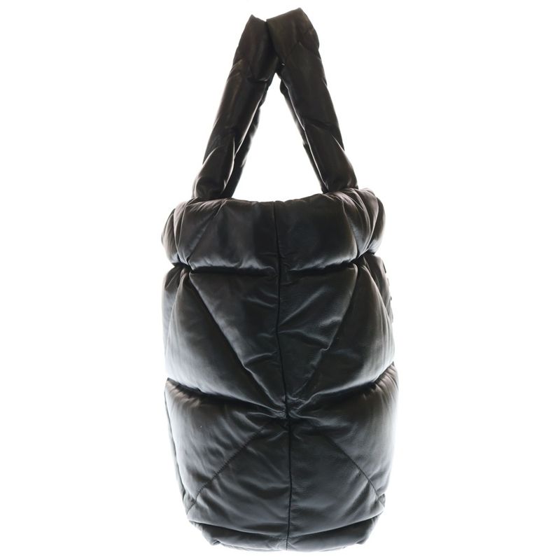 Prada Padette Quilted Nappa Leather Tote Black