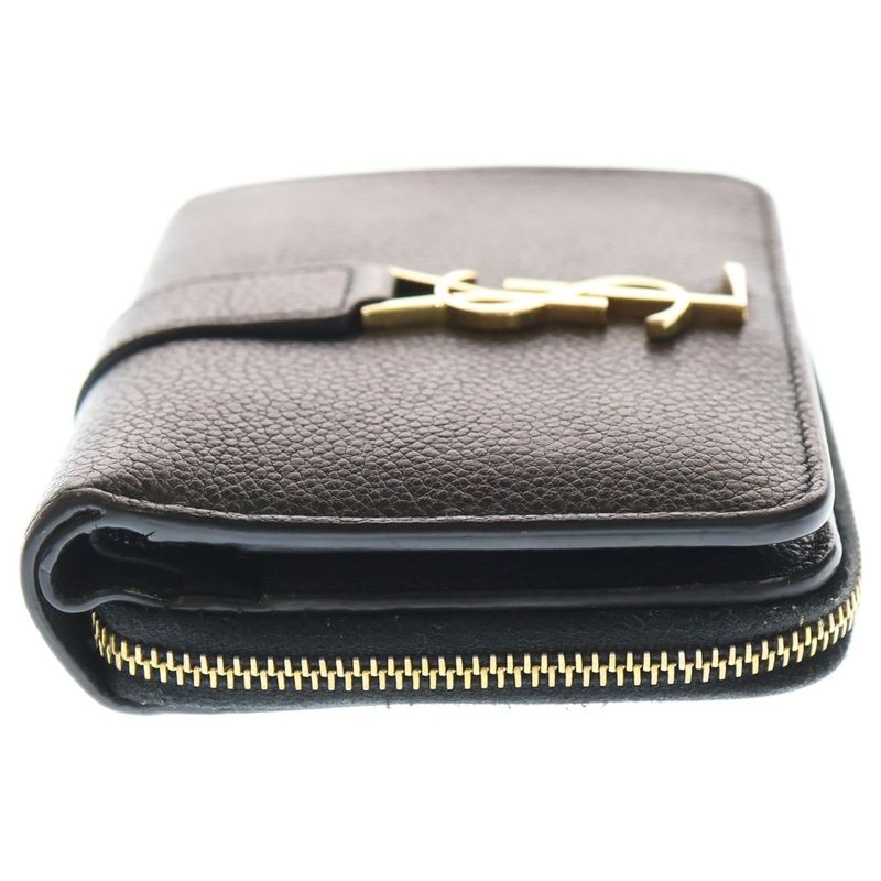 Saint Laurent Paris YSL Leather Black