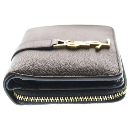 Saint Laurent Paris YSL Leather Black