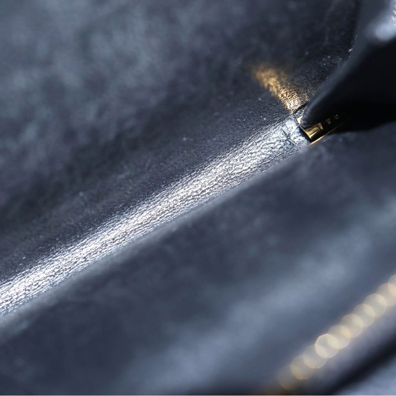 Saint Laurent Paris YSL Leather Black