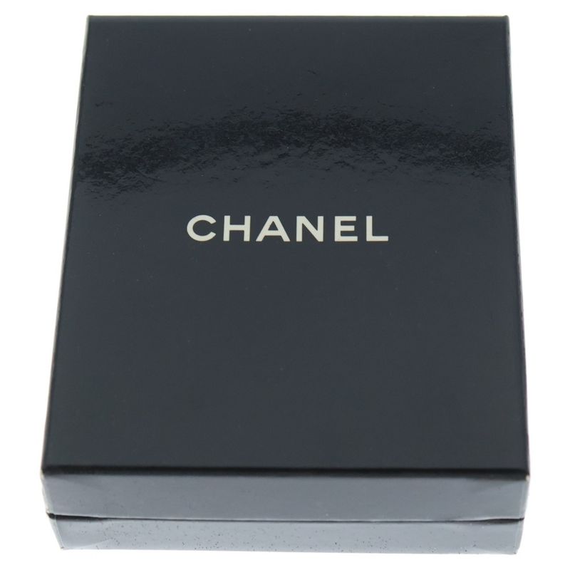 Chanel CC Logo Medallion Necklace Gold Vintage Pendant