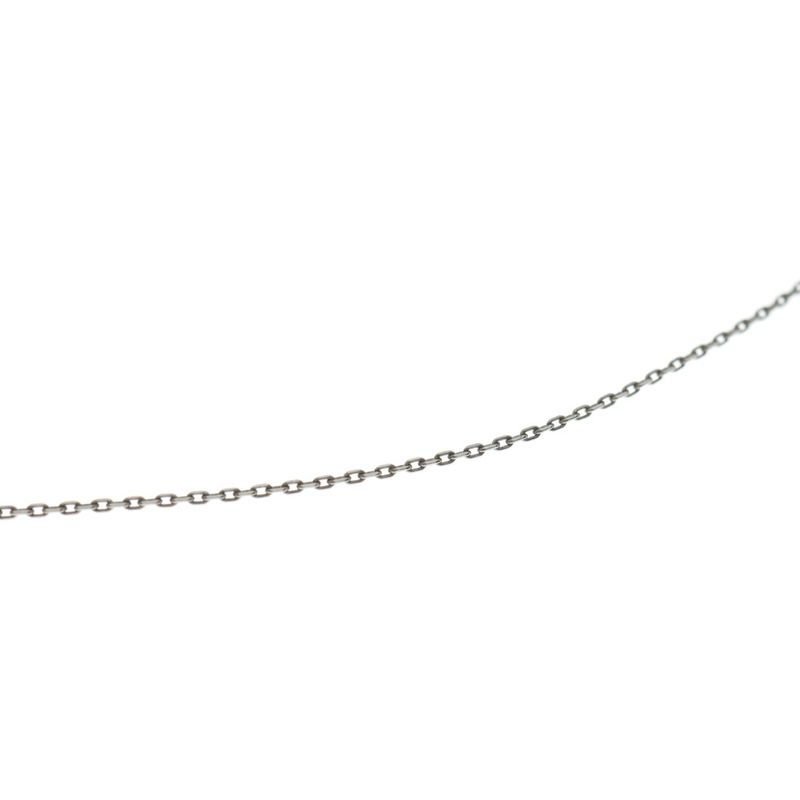 Hermes Pop Necklace Black Silver Pendant