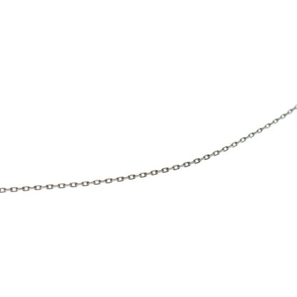 Hermes Pop Necklace Black Silver Pendant