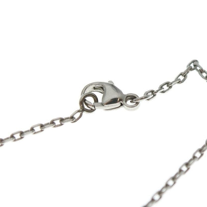 Hermes Pop Necklace Black Silver Pendant