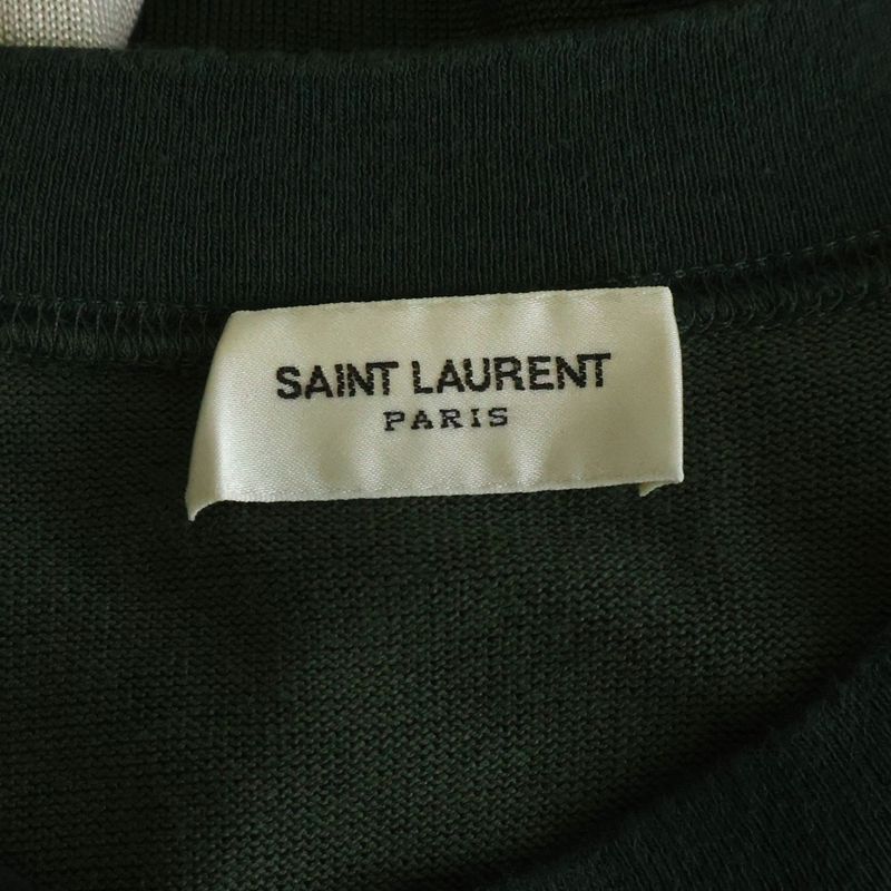 Saint Laurent Paris Rive Gauche Raglan T-Shirt Front Print