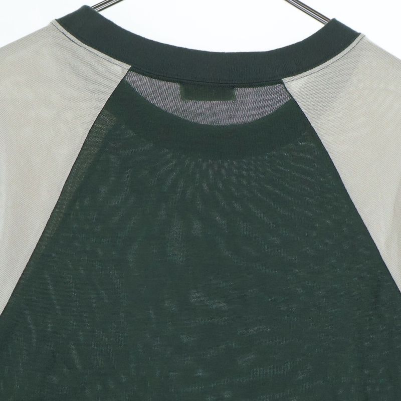 Saint Laurent Paris Rive Gauche Raglan T-Shirt Front Print