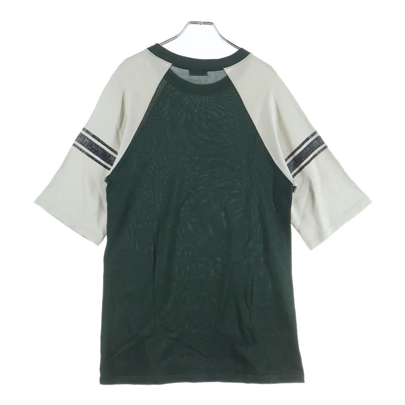 Saint Laurent Paris Rive Gauche Raglan T-Shirt Front Print