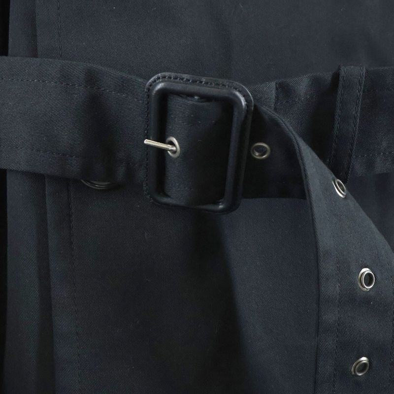 Saint Laurent Paris Trench Coat Black