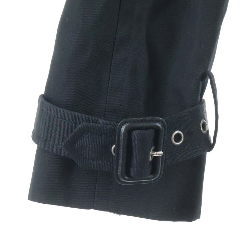 Saint Laurent Paris Trench Coat Black
