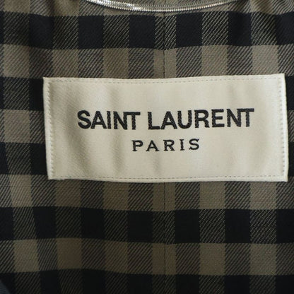 Saint Laurent Paris Trench Coat Black
